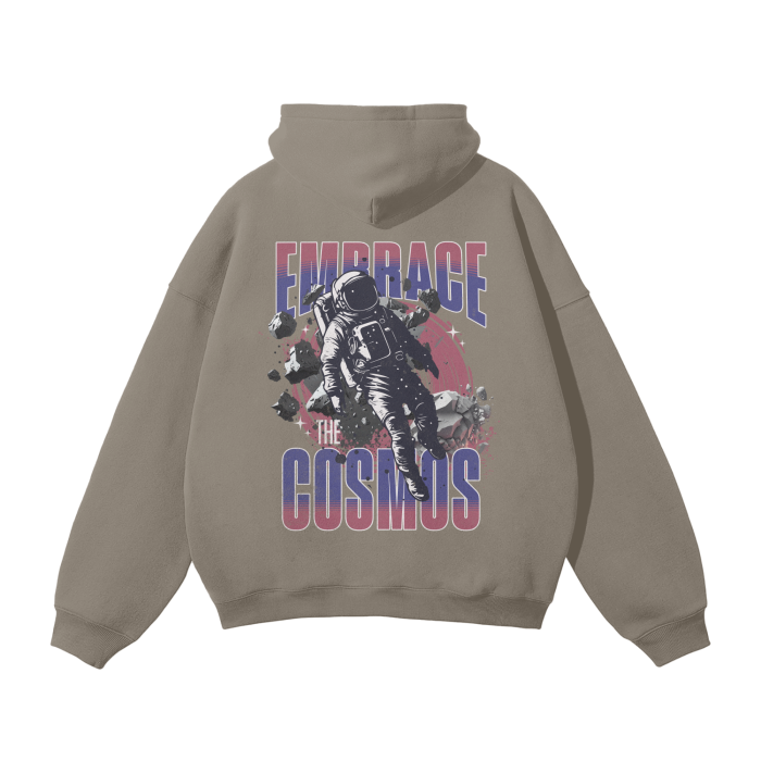 Embrace the Cosmos Oversized Premium Fleece Hoodie