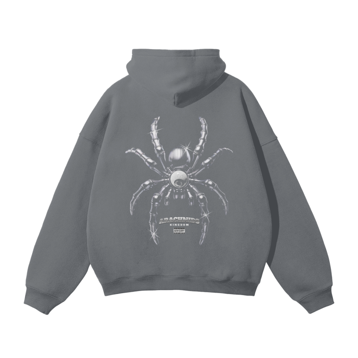 Arachnids Kingdom Oversized Premium Fleece Hoodie
