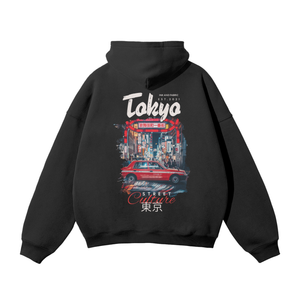 Tokyo Street Culture Oversized Premium Fleece Hoodie