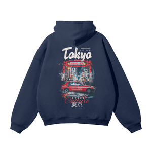 Tokyo Street Culture Oversized Premium Fleece Hoodie