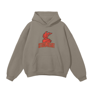 Stone Heart Oversized Premium Fleece Hoodie