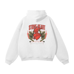 Stone Heart Oversized Premium Fleece Hoodie