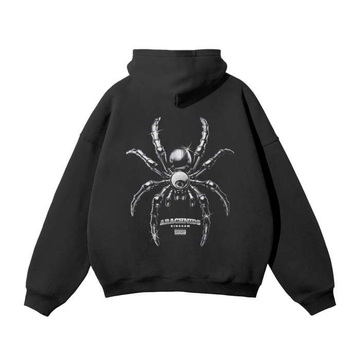 Arachnids Kingdom Oversized Premium Fleece Hoodie