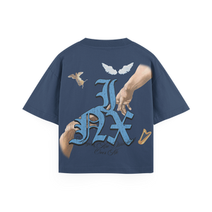 Angels Are Watching Oversized Heavyweight T-Shirt