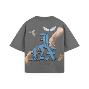 Angels Are Watching Oversized Heavyweight T-Shirt