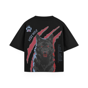 Ferocious Wolf Fire Edition Oversized Tee