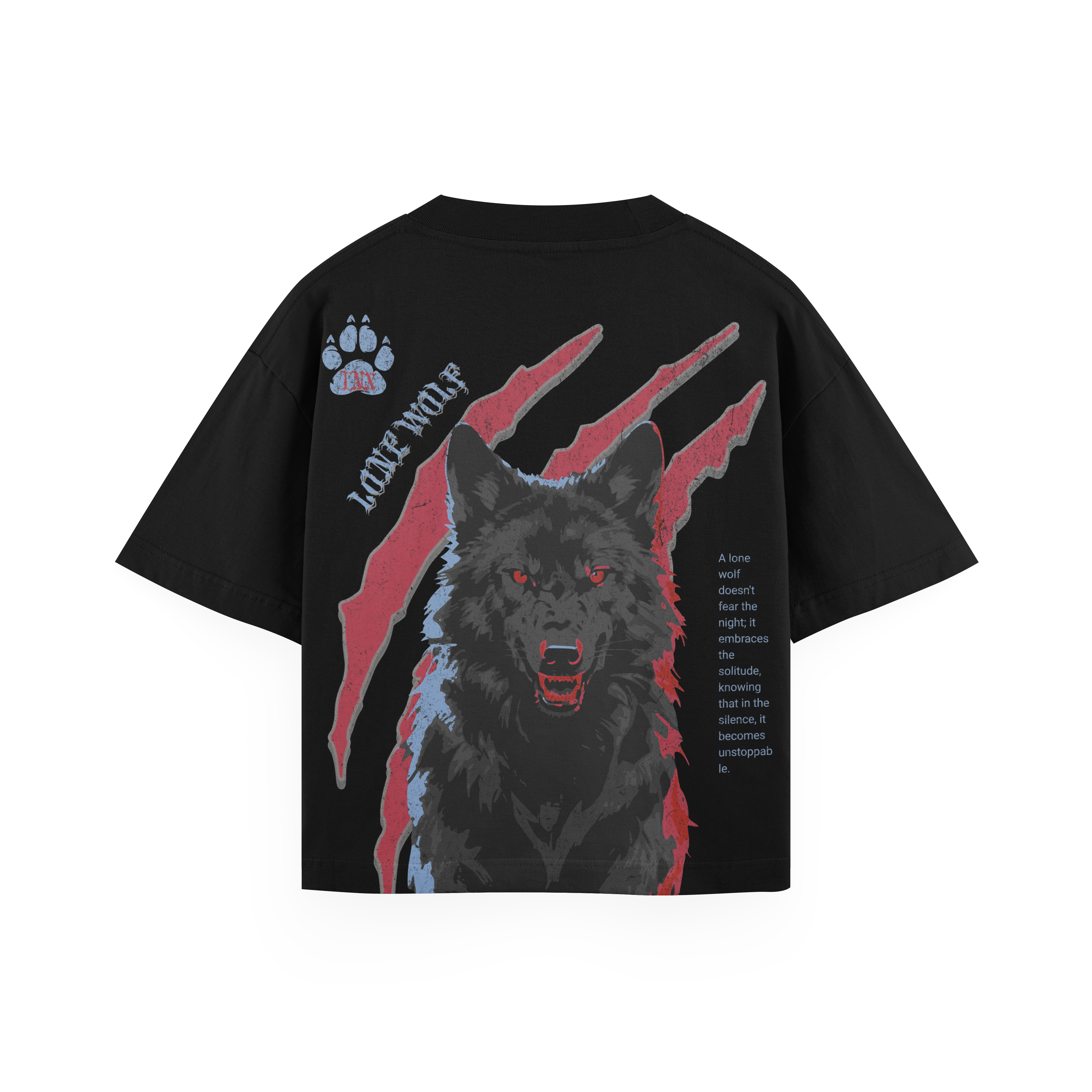 Ferocious Wolf Fire Edition Oversized Tee