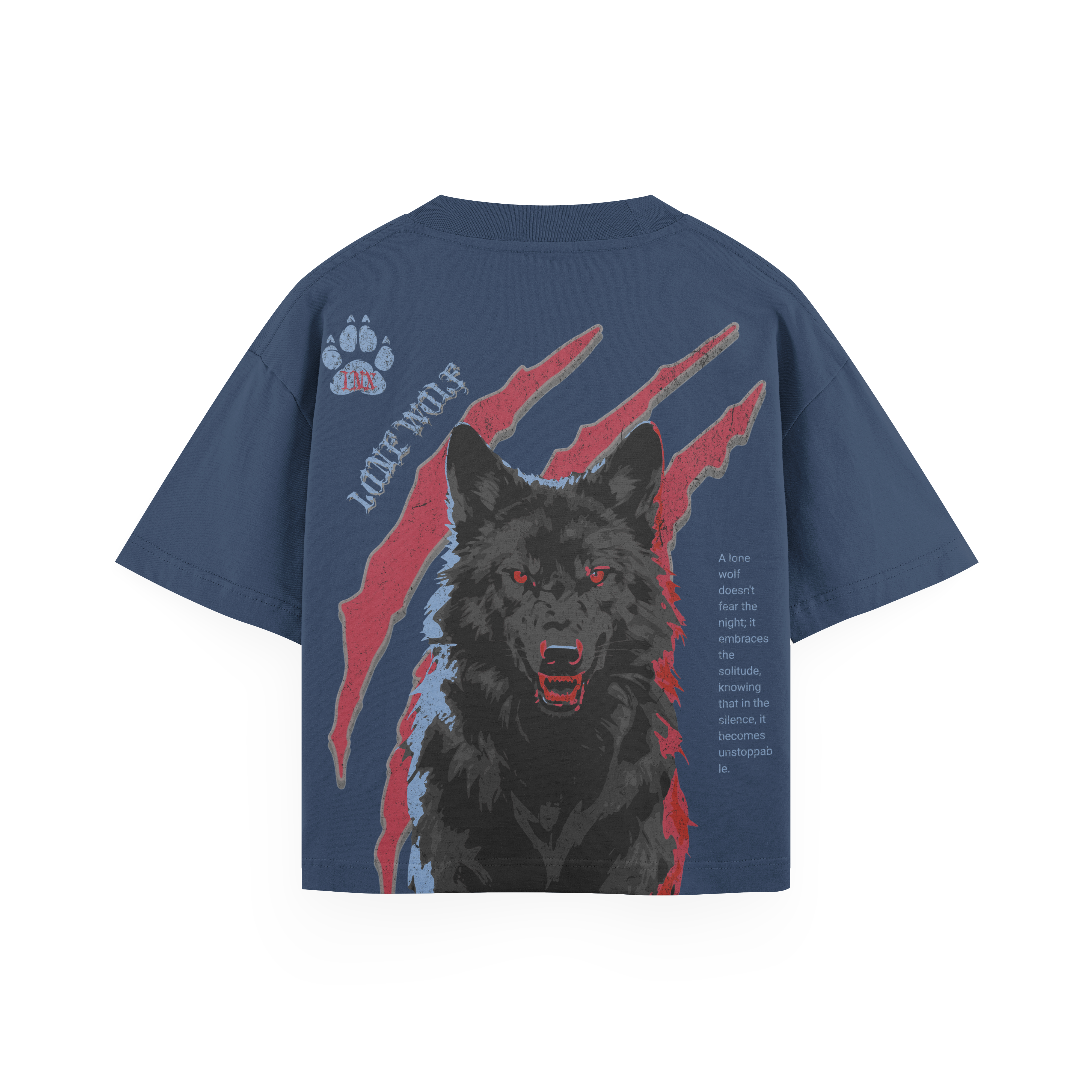 Ferocious Wolf Fire Edition Oversized Tee