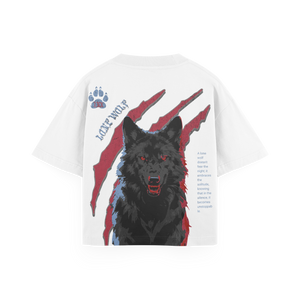 Ferocious Wolf Fire Edition Oversized Tee