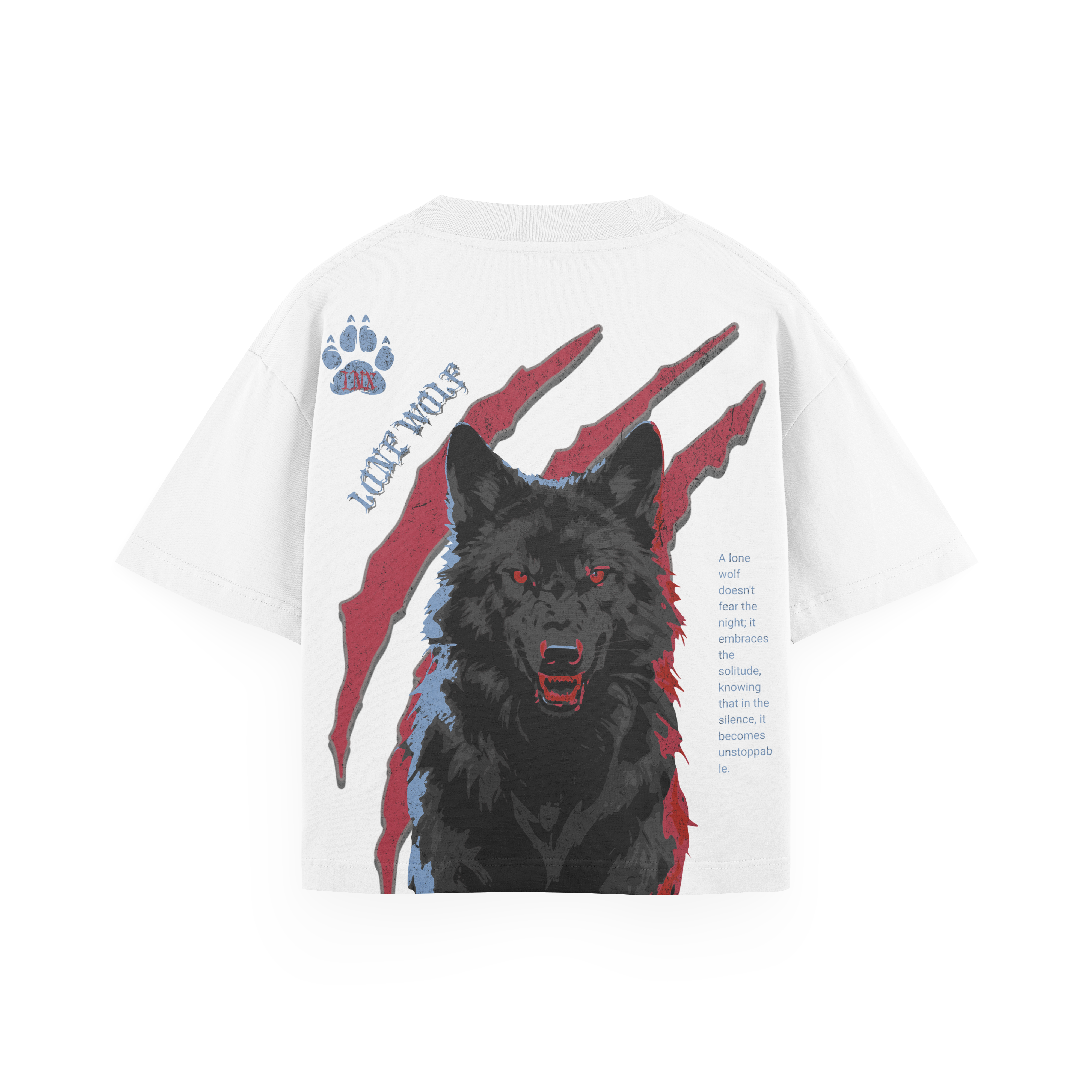 Ferocious Wolf Fire Edition Oversized Tee