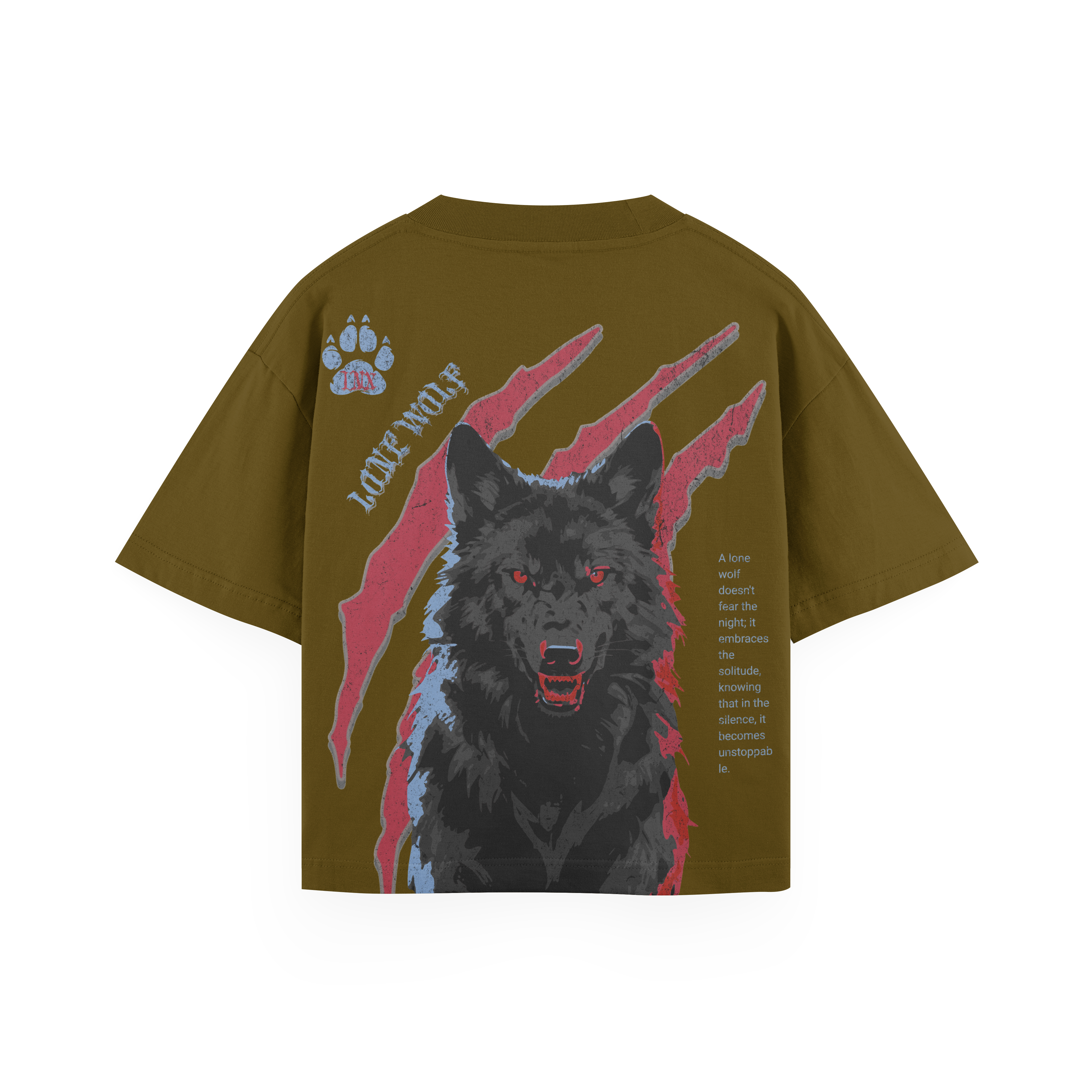 Ferocious Wolf Fire Edition Oversized Tee