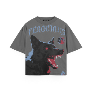 Ferocious Wolf Fire Edition Oversized Tee