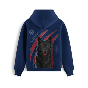 Ferocious Wolf Oversized Heavyweight Hoodie