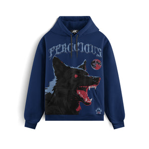 Ferocious Wolf Oversized Heavyweight Hoodie