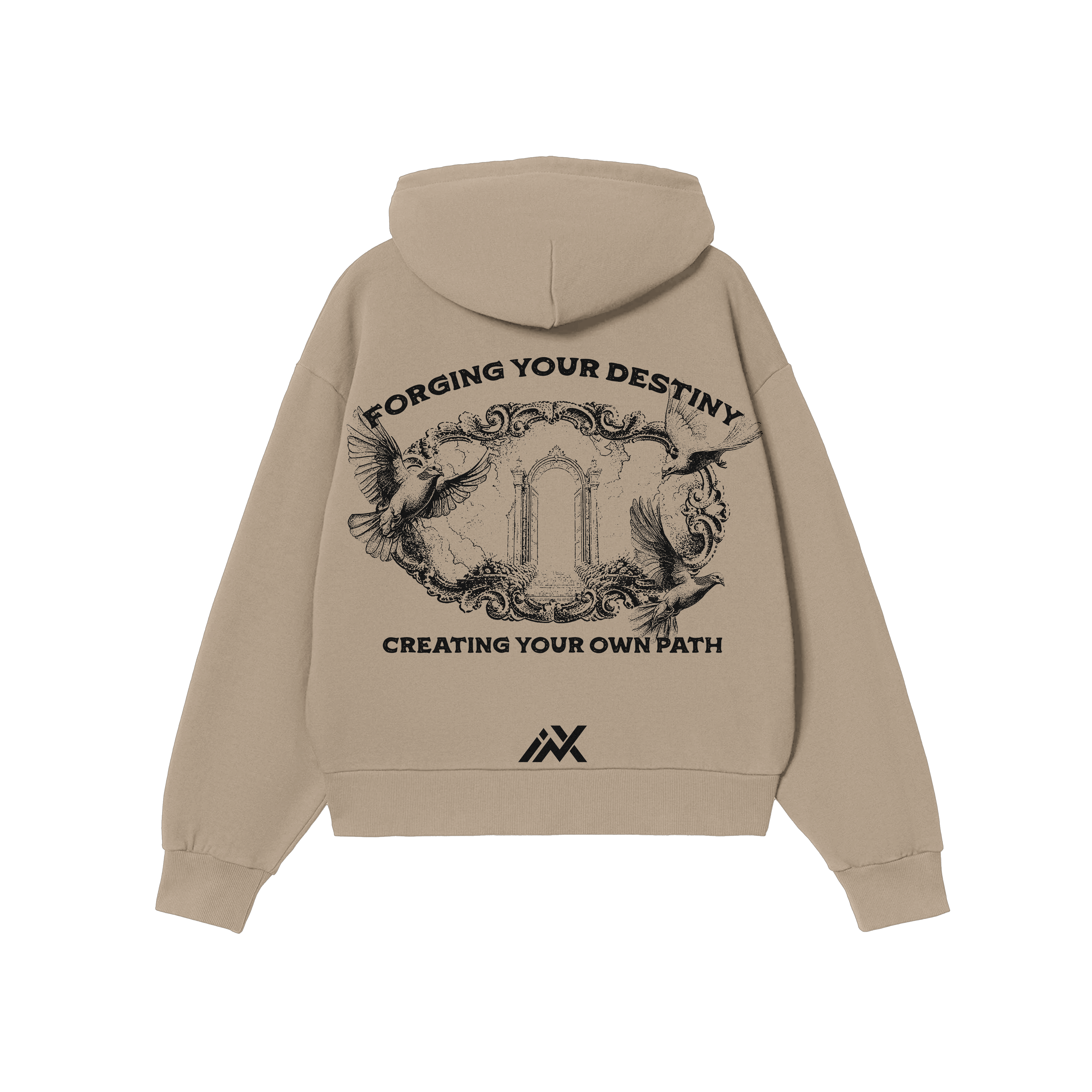 Forge Your Destiny Oversized Zip Up Hoodie