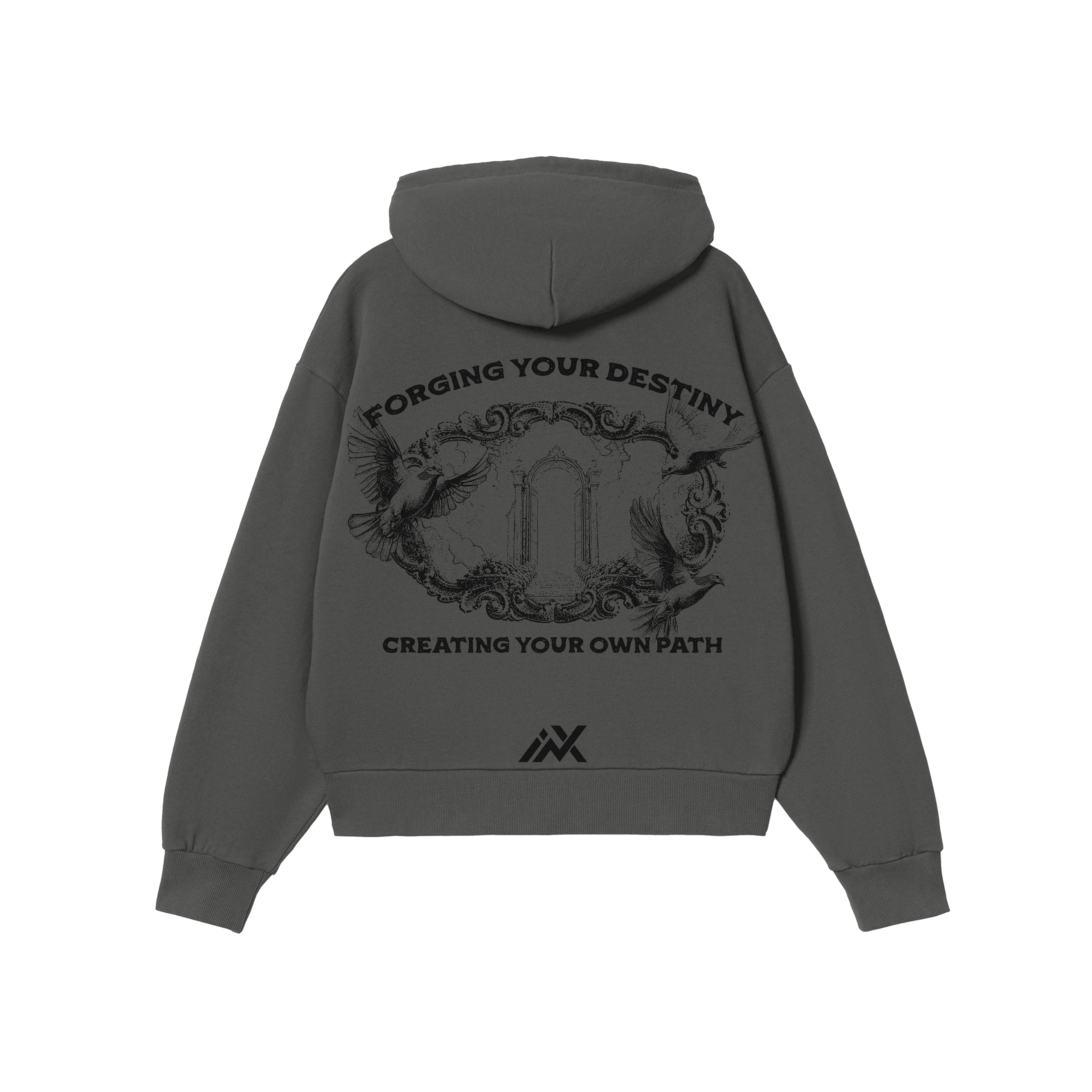 Forge Your Destiny Oversized Zip Up Hoodie