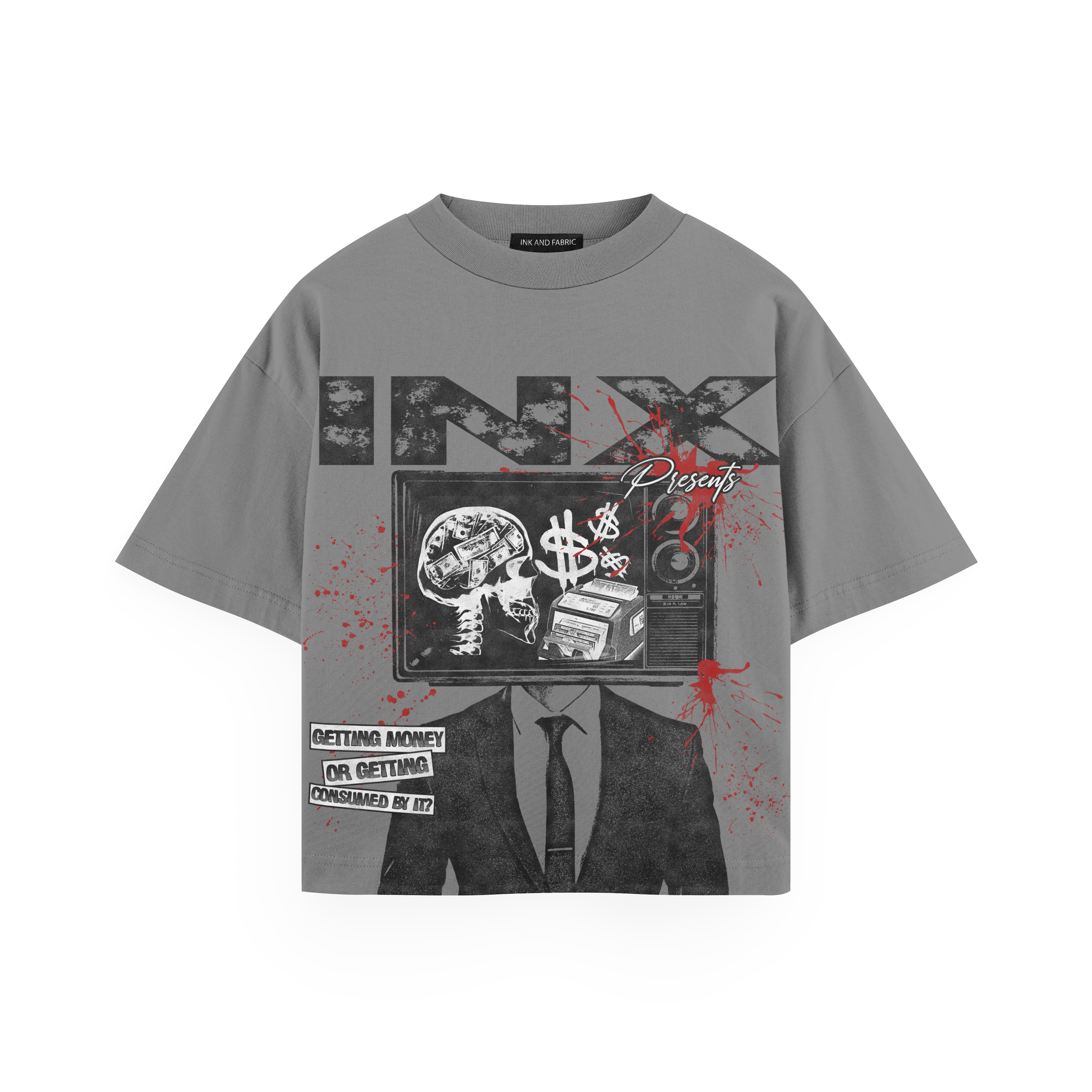 Getting Money Oversized Heavyweight T-Shirt