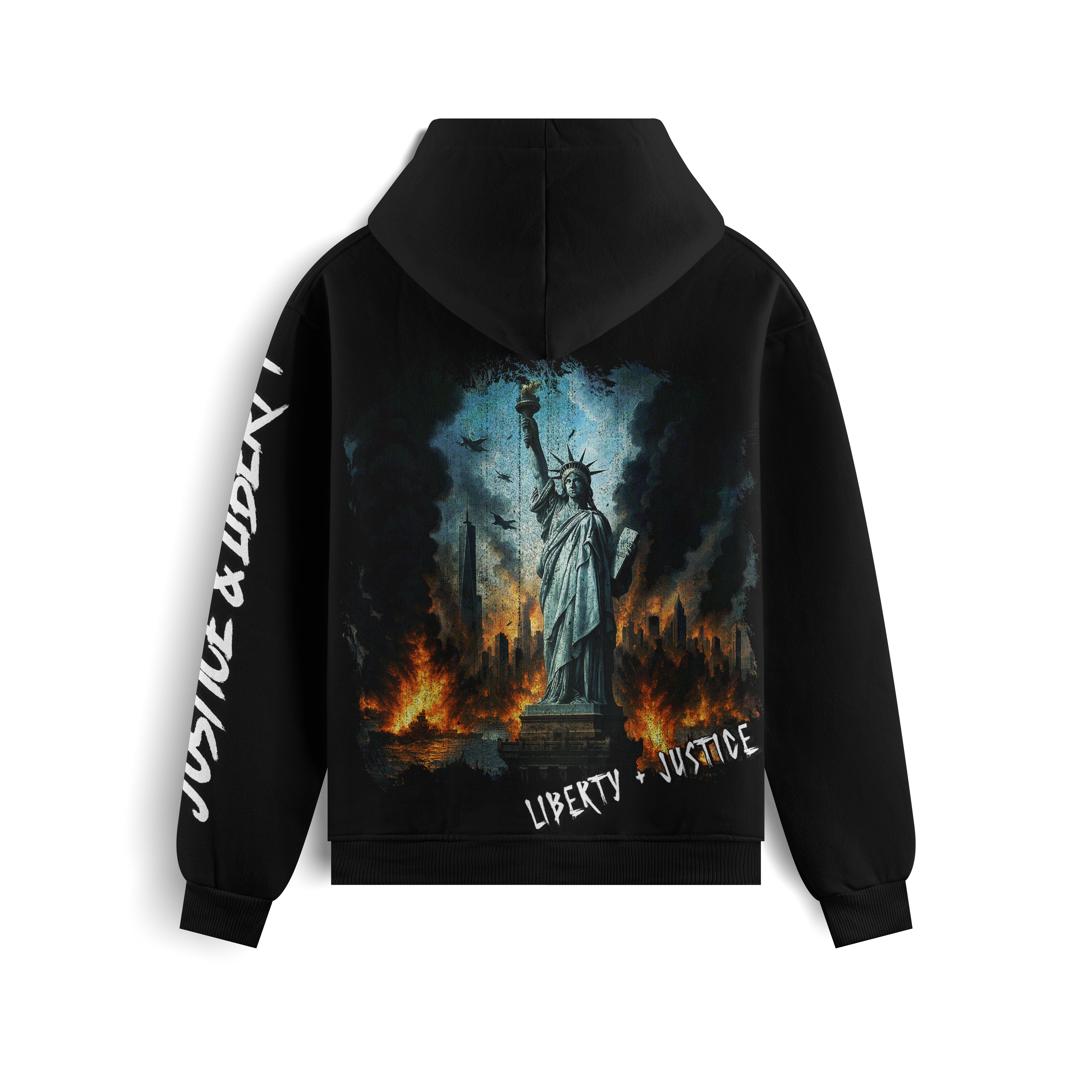 Justice and Liberty Oversized Heavyweight Hoodie