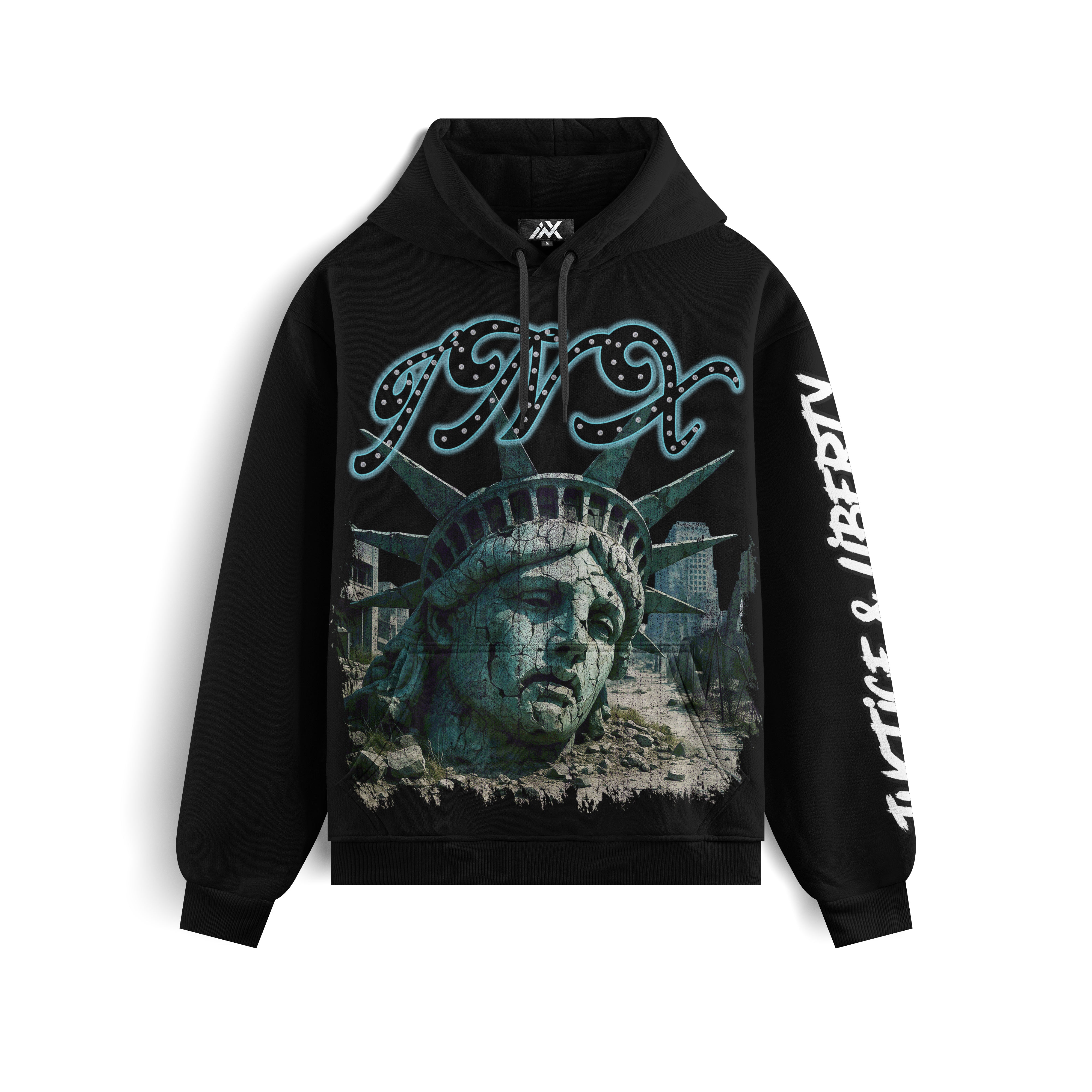 Justice and Liberty Oversized Heavyweight Hoodie
