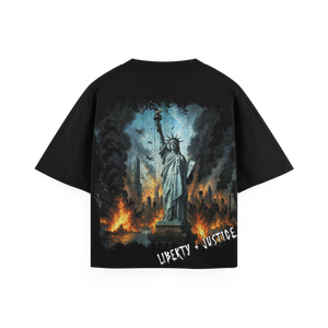 Justice and Liberty Oversized T-Shirt