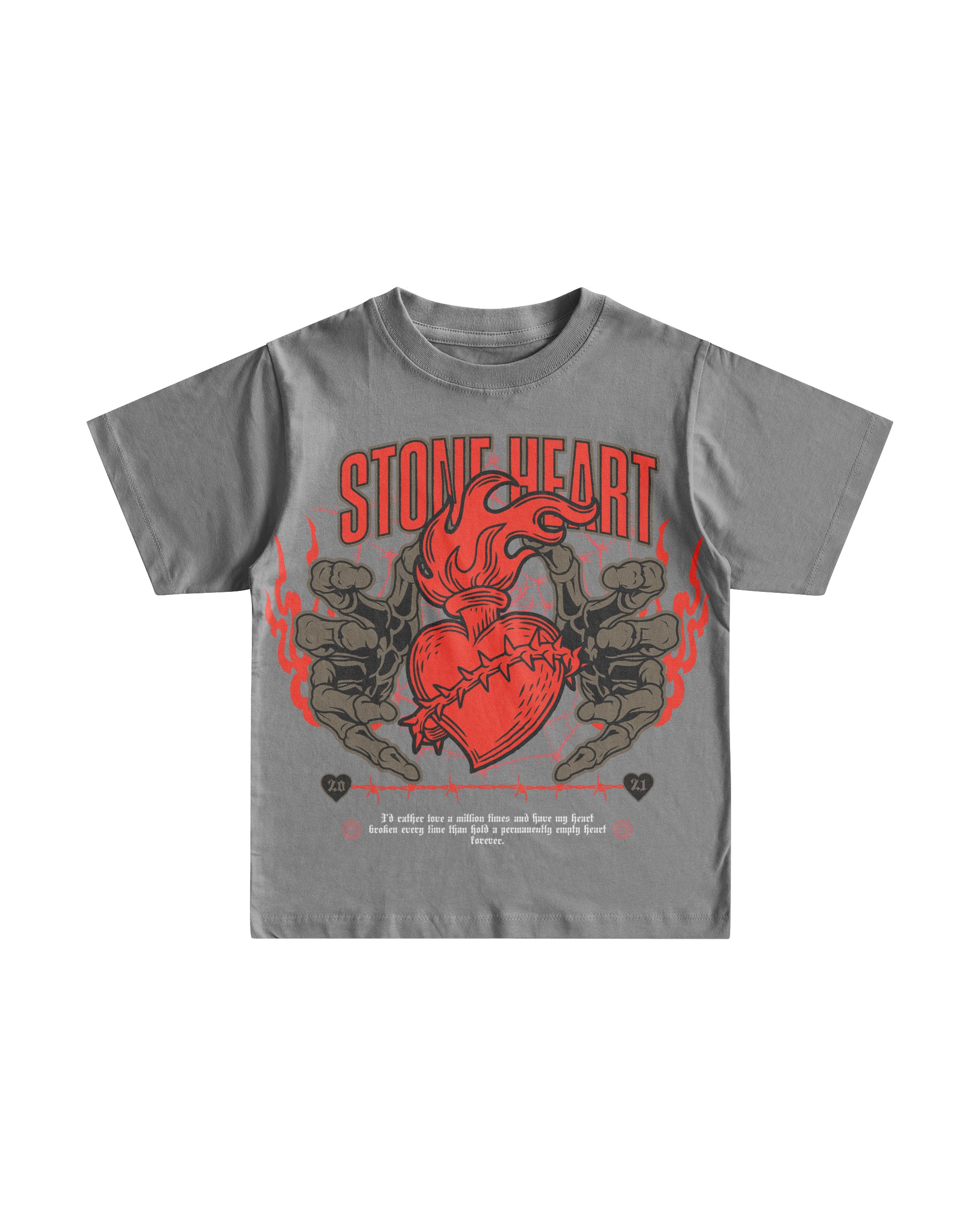 Stone Heart Kids Heavyweight T-Shirt