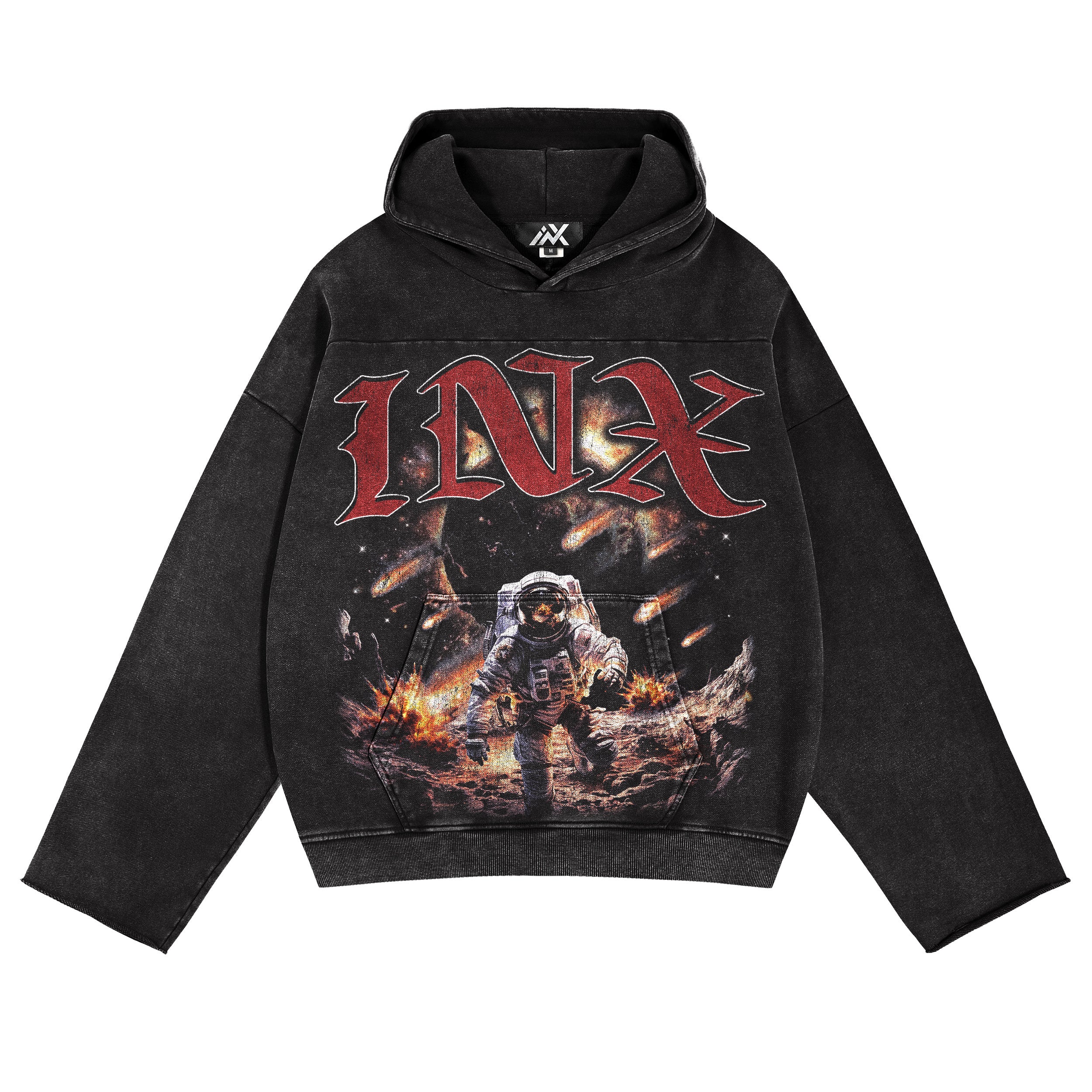 Lost In Space Oversized Heavyweight Vintage Hoodie