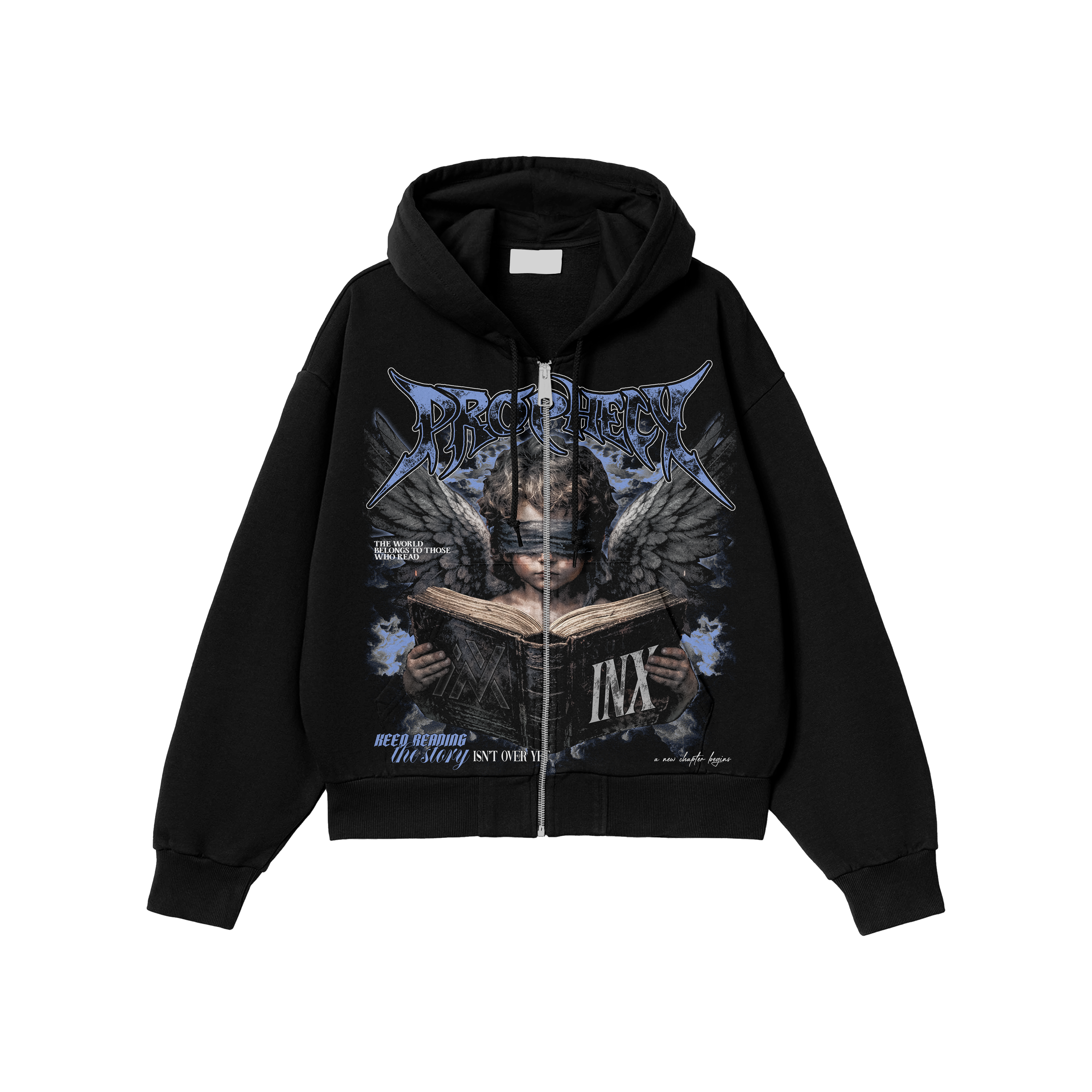 Prophecy Oversized Zip Up Hoodie