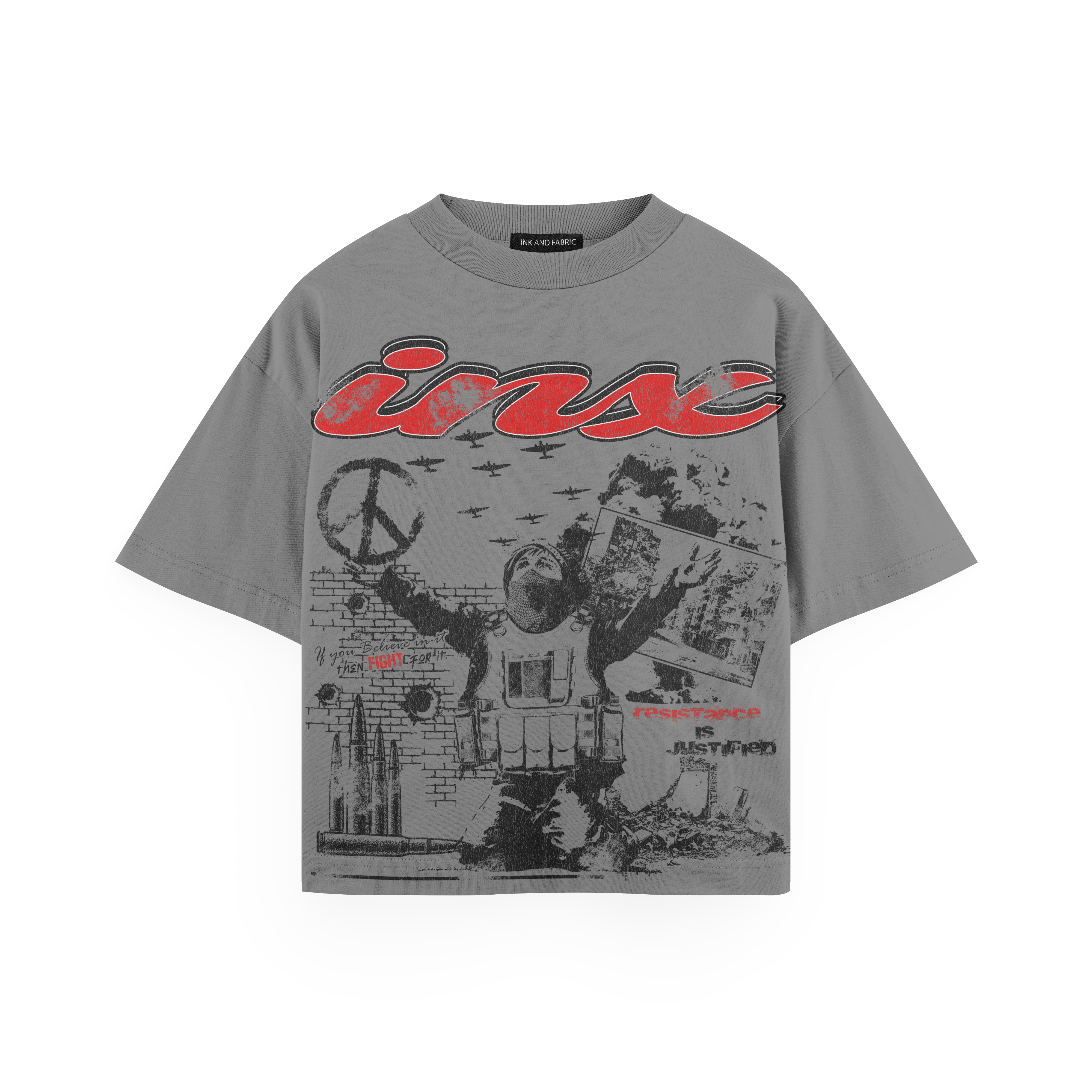 Resistance is Justice Oversized Heavyweight T-Shirt