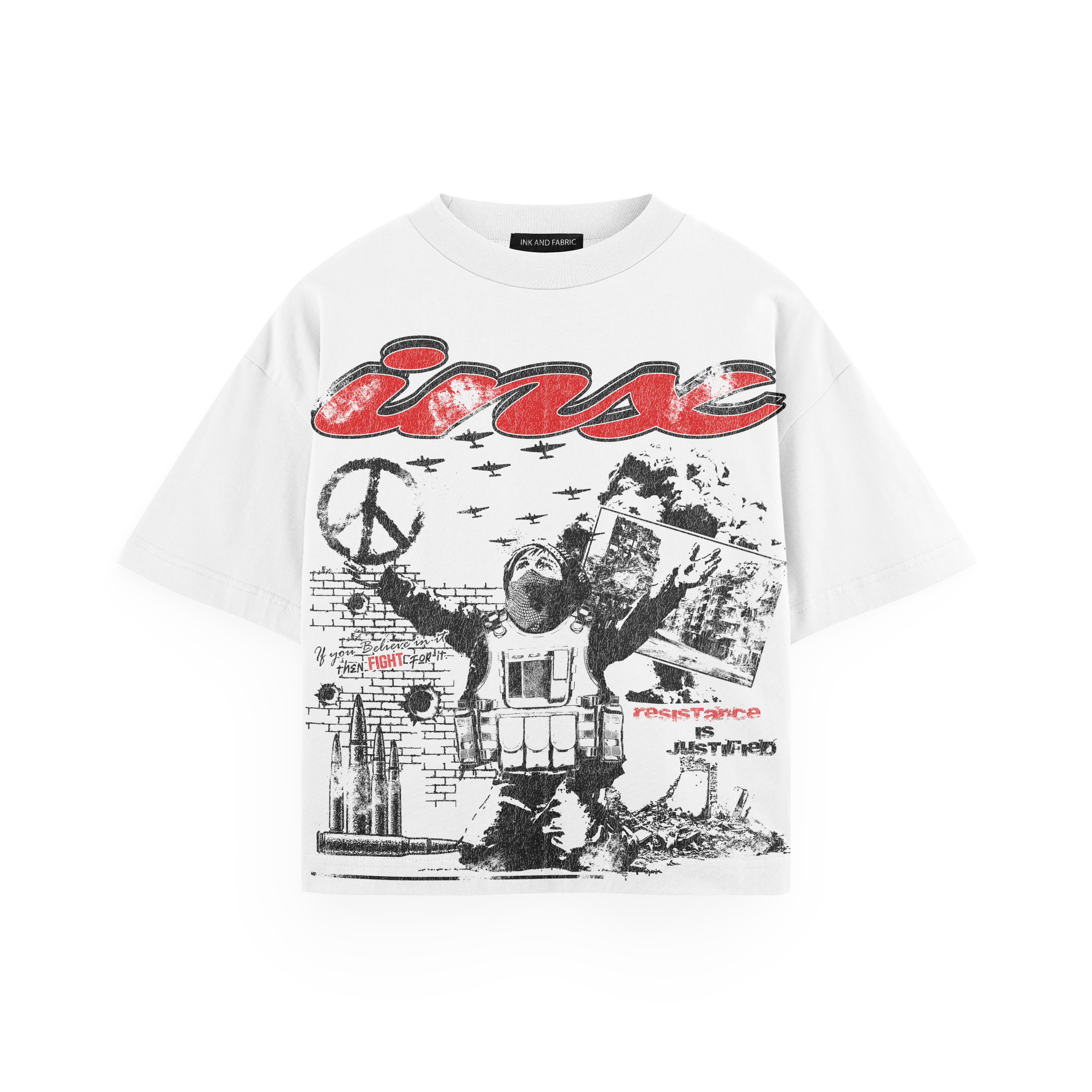 Resistance is Justice Oversized Heavyweight T-Shirt