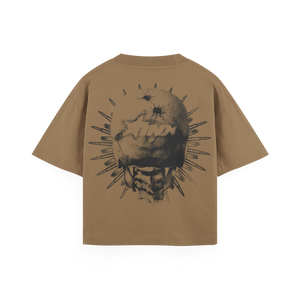 Skeleton Stick Up Blue Oversized T-Shirt