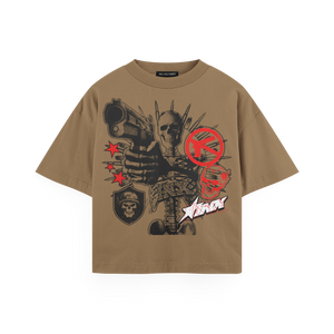 Skeleton Stick Up Oversized T-Shirt