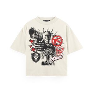 Skeleton Stick Up Oversized T-Shirt