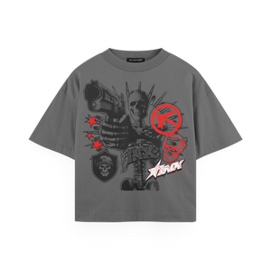 Skeleton Stick Up Oversized T-Shirt