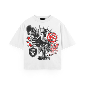 Skeleton Stick Up Oversized T-Shirt
