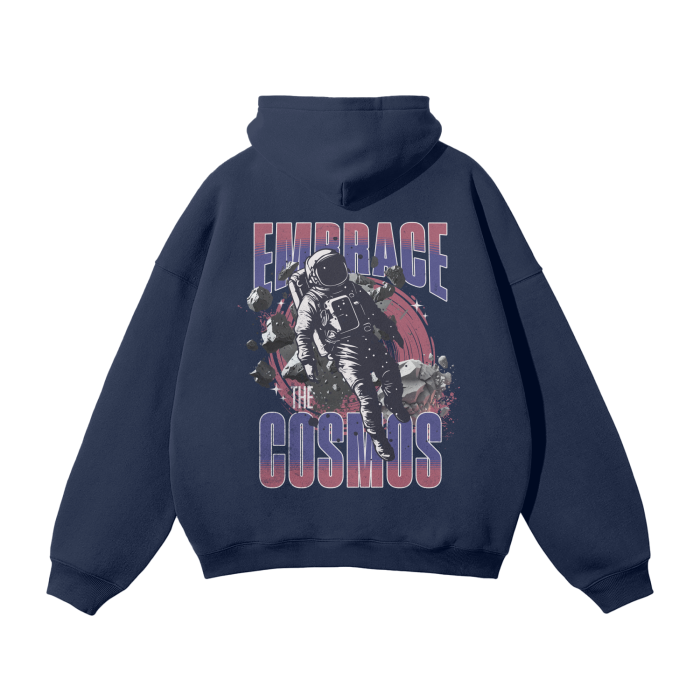 Embrace the Cosmos Oversized Premium Fleece Hoodie