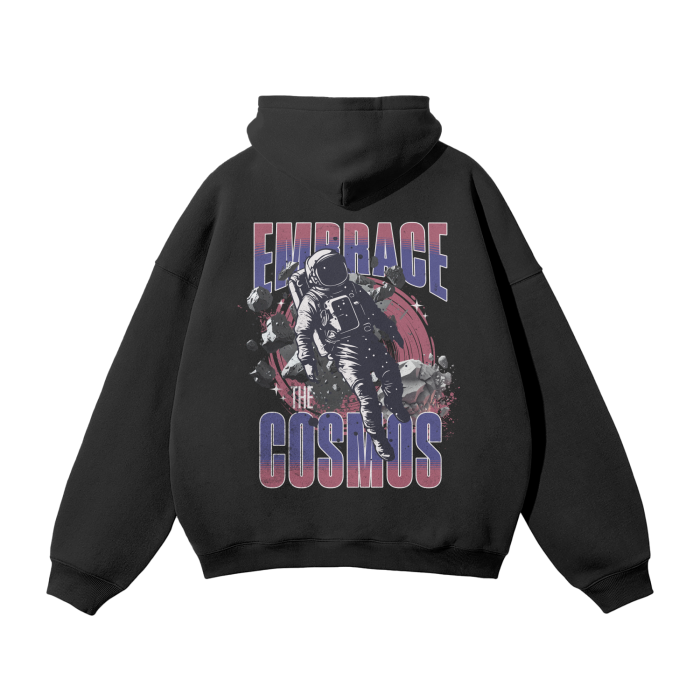Embrace the Cosmos Oversized Premium Fleece Hoodie