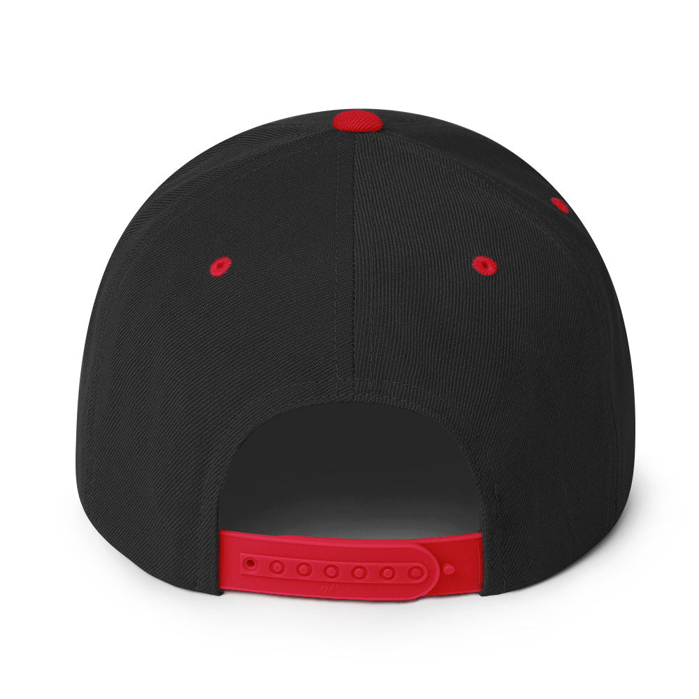 INX Black & Red Snapback Hat