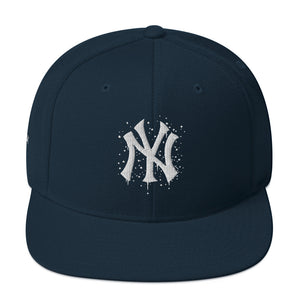 NY Graffiti Splatter Snapback Hat